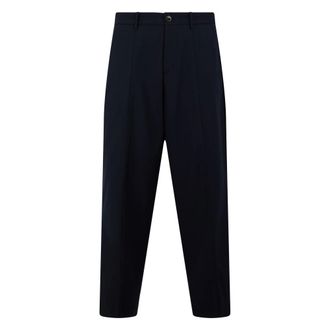 Nine In The Morning Cropped Trousers, male, Black, Size: W46 Trousers made of wool and polyester