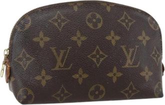 Louis Vuitton Pre-owned Vintage Canvas Clutch - Dames - Vintage Clutch - Bruin - ONE Size - Vintage