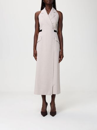 Max Mara Cime Cotton and Wool Blend Midi Dress