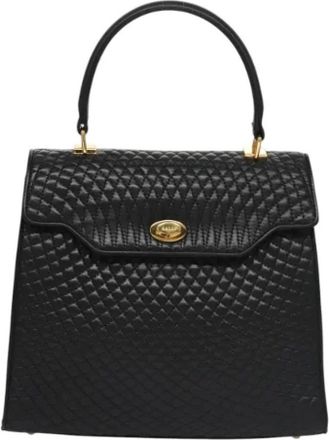 Bally Tweedehands leren handtassen - Dames - Vintage Handtas - Zwart - ONE Size - Leer - Vintage