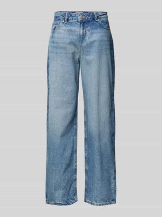 Review Straight Fit Jeans aus reiner Baumwolle in Hellblau, Größe 27/30
