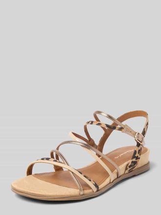 Tamaris Tamaris Sandalen mit Strasssteinbesatz in Beige, Gr&ouml;&szlig;e 36