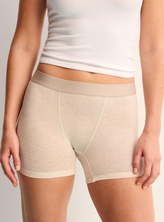 Miiyu Womens Ultra-comfortable elastic-waist boxer brief Organic cotton & TENCEL TM modal