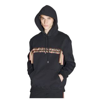 Lanvin Hoodies, male, Black, Size: XS Curblace Hooded Sweatshirt