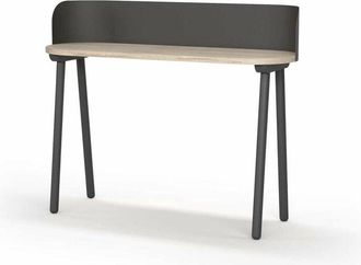 HERDASA Herdasa - Mesa Estudio Mod-634 Acabado En Color Roble/grafito, 40 X 120 X 95 Cm (fondo X Ancho X Alto)