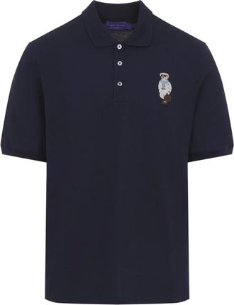 Ralph Lauren Bear Polo - Heren - Polos - Blauw - M - Katoen - Tops