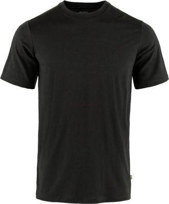 Fj&auml;llr&auml;ven Abisko Wool S/S T-Shirt f&uuml;r Herren | schwarz