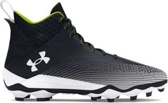 Under Armour Hammer 2.0 MC 3027306-001 Mens Black White Football Cleats ZAP690
