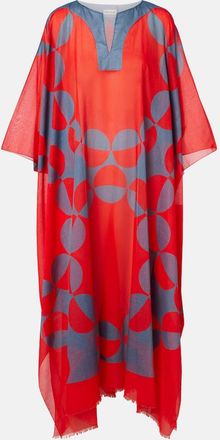 Dries Van Noten Printed cotton kaftan