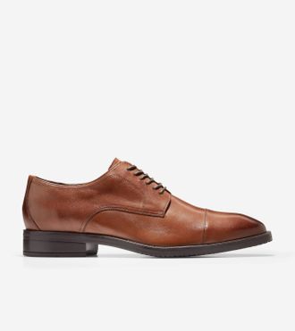 Cole Haan Mens Modern Essentials Oxfords Shoes In British Tan