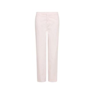 Marella Mlmsolista Broek - Dames - Straight fit broeken - Roze - S - Katoen - Broeken
