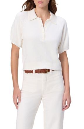 Paige Birch Polo Sweater in Ivory at Nordstrom, Size Small