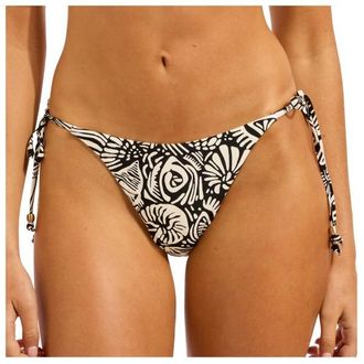 Seafolly C Shells Tie Side Rio Pant Bikini-Bottom f&uuml;r Damen | orange