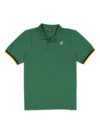 K-Way Vincent shortsleeve polo shirt - men - Cotton/Elastane - XXXL - Green