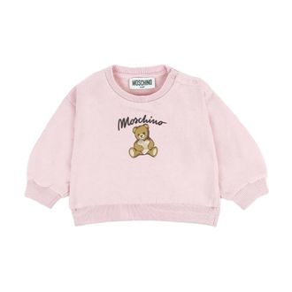 Moschino Cotton Sweatshirt - male - Moschino - Kids Sweatshirts - Pink - 6 Y - Kids
