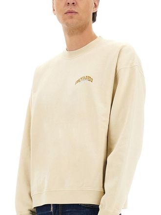 Dsquared2 Logo-Embroidered Cotton Sweatshirt - White