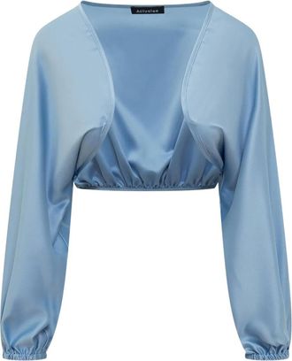 Actualee Camicia in raso - Blu