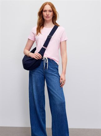 Contemporaine Womens SUPIMA cotton crew-neck T-shirt