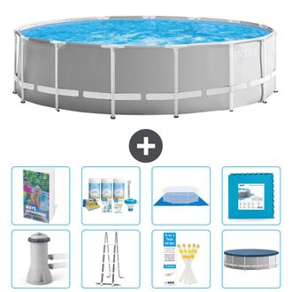 Intex Piscina Prism Frame Redonda - 457x122 Cm - 9-piezas S536