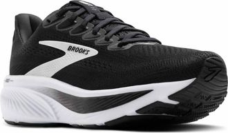 Brooks Mens Ghost 17 Running Shoes In Black/grey/white