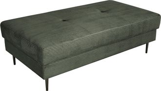 Trends by HG Sitzhocker »SUMMER« in Cord-Stoff mit Metallfuss