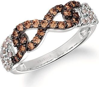 Le Vian Ladies Vanilla Gold And Platnium Statement Rings set in 14K Vanilla Gold TRRB 63