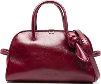 Jacquemus Womens Top-Handle Knot-Detail Bag
