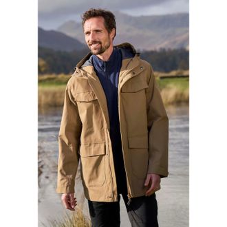 Mountain Warehouse Heren Rushes Waterdichte Jas (Tan)