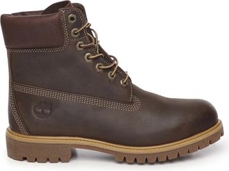 Timberland Premium 6-Inch Waterdichte Veterboot - Heren - Veterlaarzen - Bruin - 42 EU - Leer - Schoenen