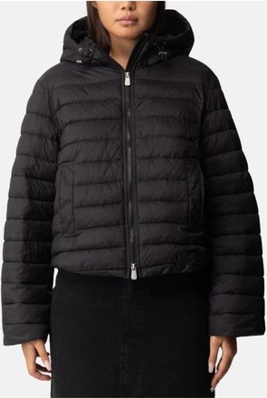 Pinko Stijlvolle Jas - Dames - Winterjassen - Zwart - S - Nylon - Jassen