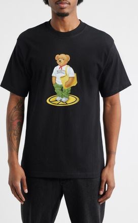 Market Stand for Peace Bear Graphic T-Shirt in Black at Nordstrom, Size Xx-Large
