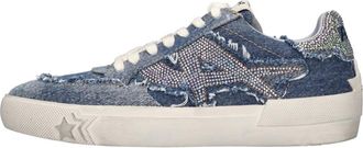 Ash Ash, Schoenen, Dames, Blauw, 38 EU, Leer, Malibu Strass Bis