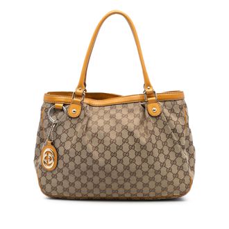 Gucci Tweedehands Gg Canvas Sukey Tote