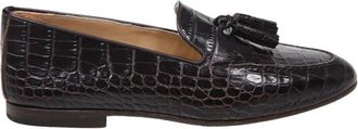 Francesco Russo Schoenen, Dames, Bruin, 41 EU, Leer, Tassel Loafer