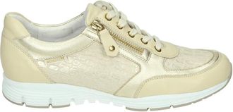 Mephisto Schoenen, Dames, Beige, 38 1/2 EU, Leer, Ylona Sneaker
