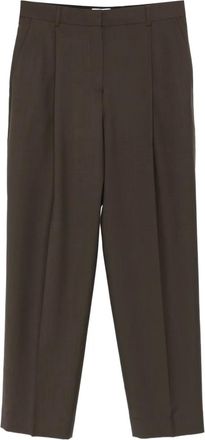 Toteme Geplooide broek - Bruin