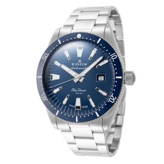 Edox Mens 42mm Automatic Watch