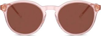 Giorgio Armani Occhiali da sole tondi - Rosa