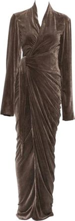 Rick Owens Mujer, Vestidos, Gris, Talla: M