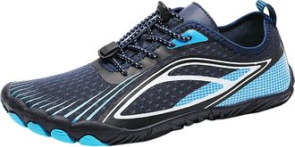 Generic 2026 Running Shoes Outdoor Couple Women Mountaineering Casual Sport Lace Up Beach Breathable Soft Bottom (Dark Blue, 4.5)