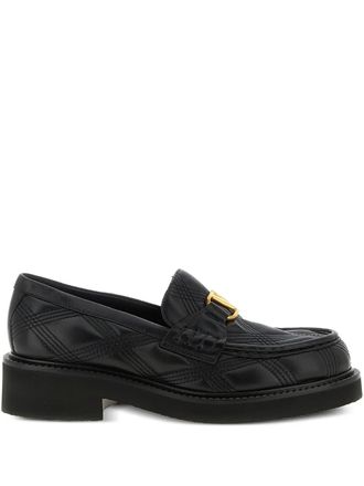 Valentino Garavani VLogo Signature quilted loafers - Black