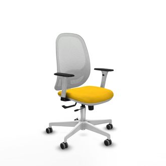 Piqueras y Crespo Silla De Oficina Piqueras Y Crespo Cilanco Blanca Blanco Espuma Alta Densidad