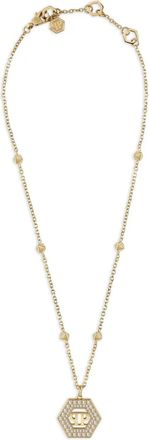 Philipp Plein Collana Legacy con cristalli - Oro