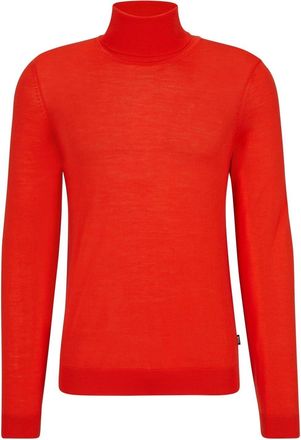 HUGO BOSS Mens Musso P Crew Sweatshirt in Bright Orange - Size X-Large