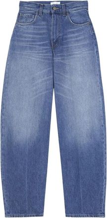 Haikure Bibi Barrel Jean - Dames - Loose Fit Jeans - Blauw - W23 - Katoen - Jeans