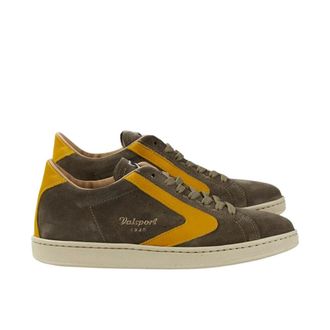 Valsport Sneakers, male, Brown, 7 UK, Suede Dodo Mustard Tournament Shoes