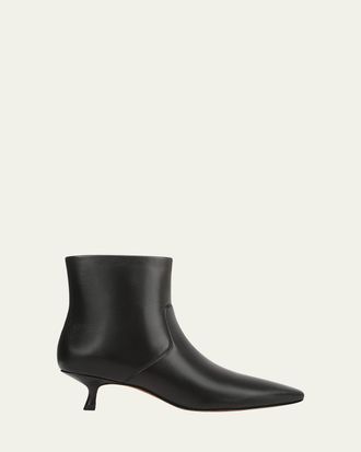 Vince Simone Leather Ankle Boots