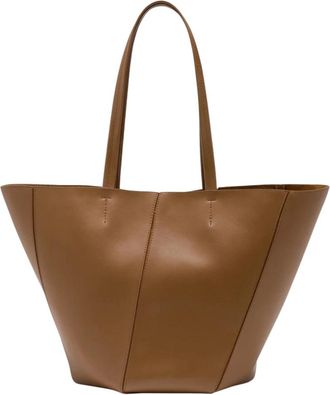 Proenza Schouler Hex Tote - Dames - Shoppers - Bruin - ONE Size - Leer - Tassen