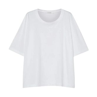 Pomandere T-Shirts, female, White, Size: M Regular Crew-Neck T-Shirt