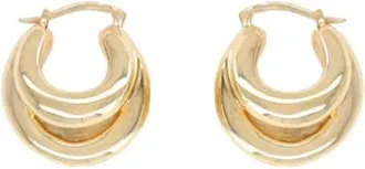 Panconesi Golden Blow Up Huggies Earrings